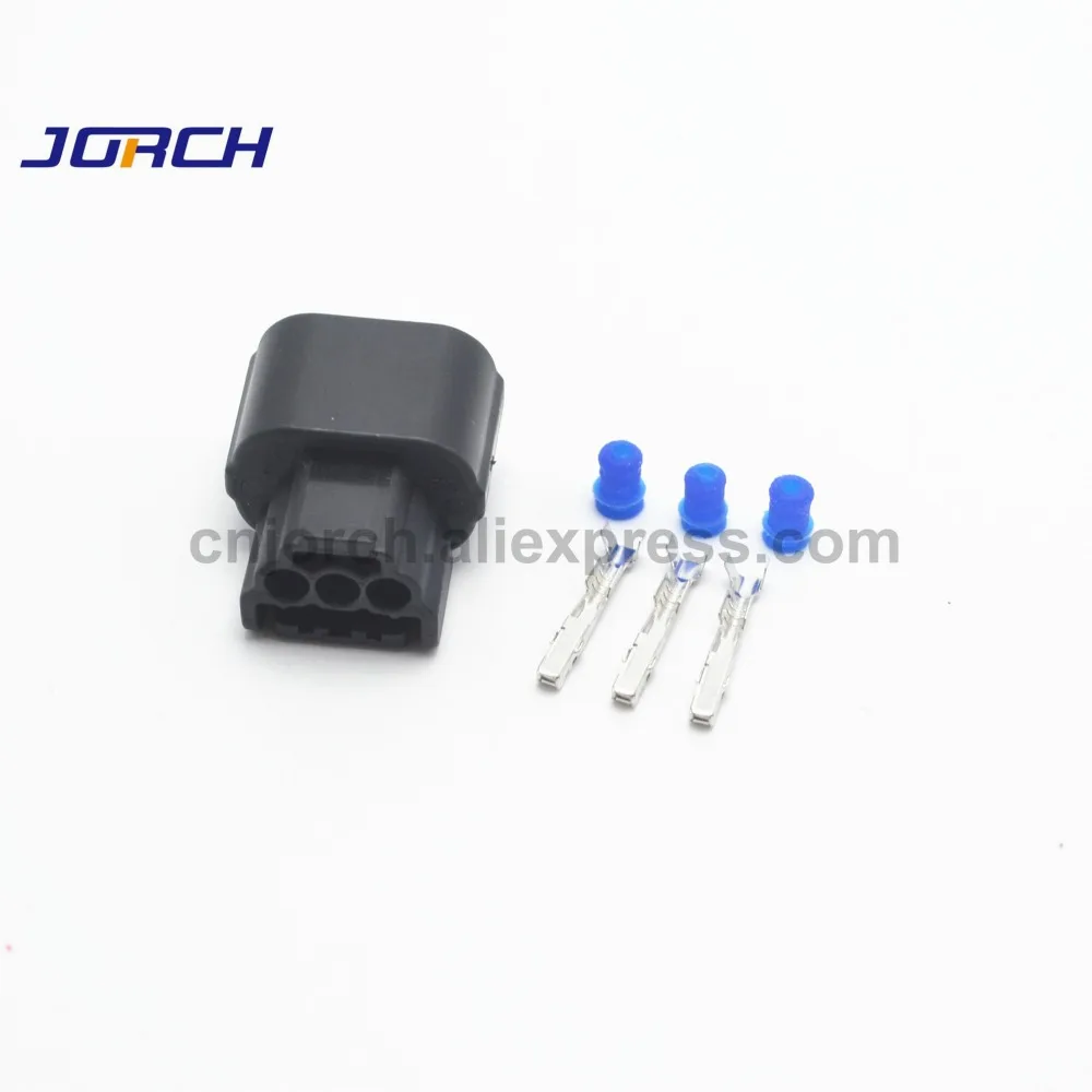 10 sets 3 pin Female Connector 6918-1833 For Honda Acura Sensors Sumitomo Center Rib HX 040 Auto Oxygen Sensor Plug