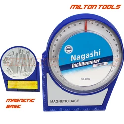 100mm Inclinometer with magnetic base  measure level Angle Slope Finder Level Gauge Tilt Sensor