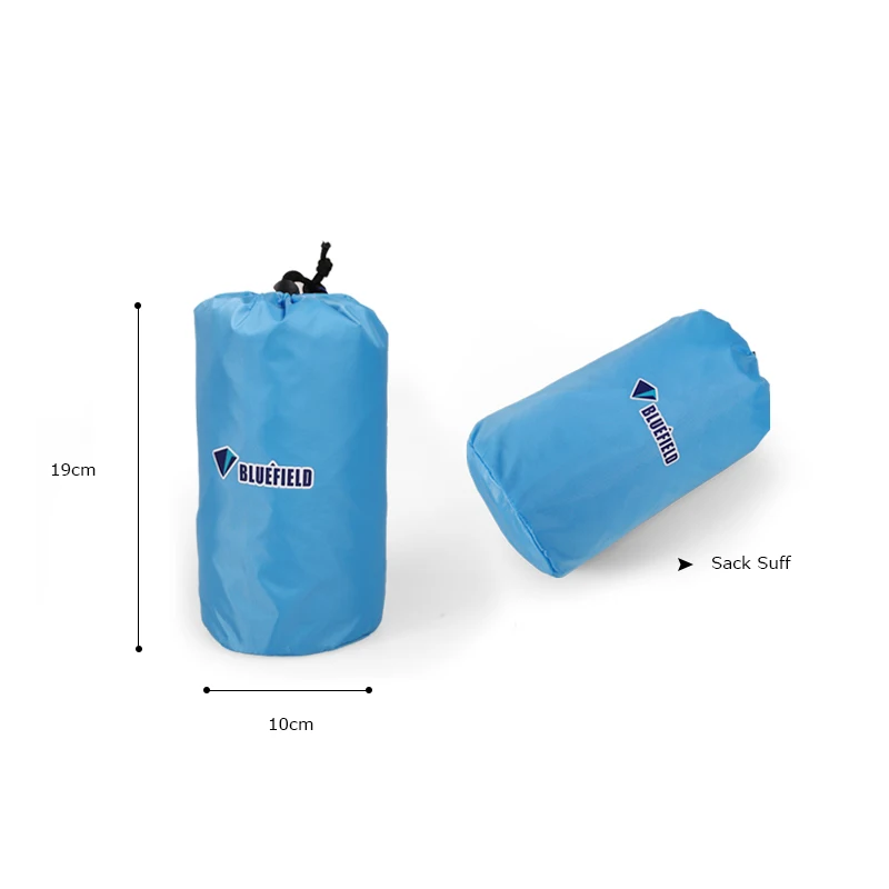 ブルーフィールドユニセックス反射屋外バックパックレインコートレインカバーワンピースレインポンチョ岬ジャケットハイキングキャンプサイクリング