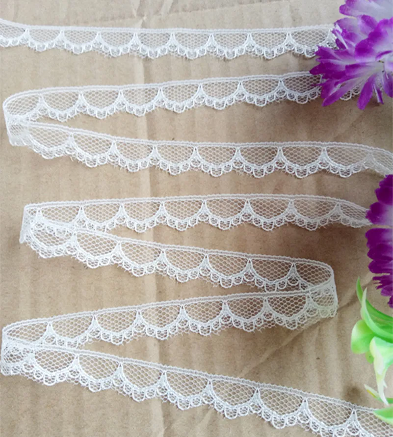 30yards hot width 12mm Embroidered Net Lace Trim fabric Garment ribbon headband wedding party decoration gift DIY Accessories #6