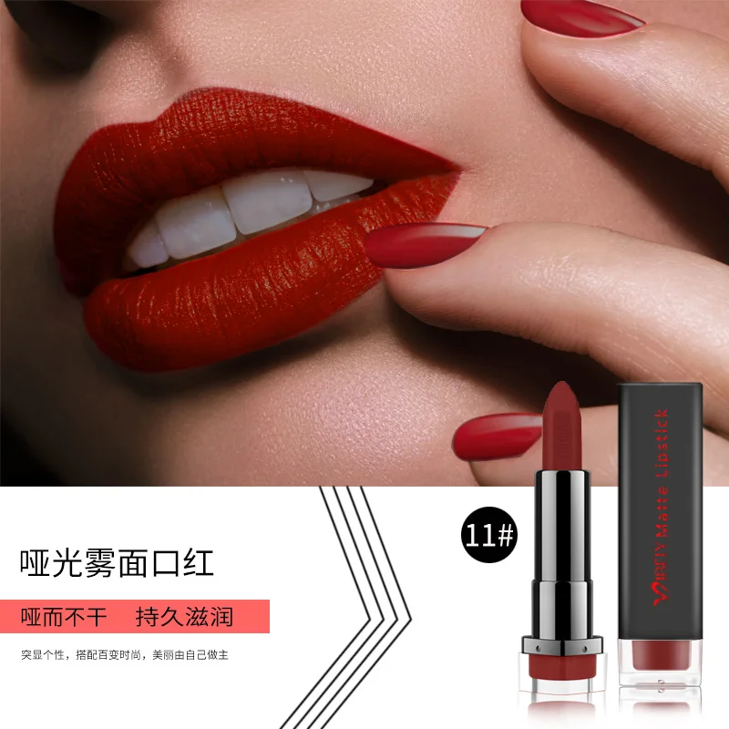 29 Colors VIBELY Lipsticks For Women Sexy Lips Cosmetics Waterproof Long Lasting Miss Rose Nude Lipstick Matte Makeup Cometics