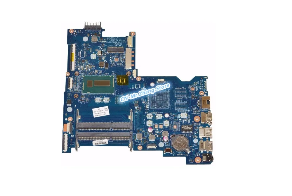 Used SHELI FOR HP PAVILION 15-AC 15T-AC 15-AC113CL Laptop Motherboard W/ i3-5005U CPU 828179-501 LA-C701P DDR3L