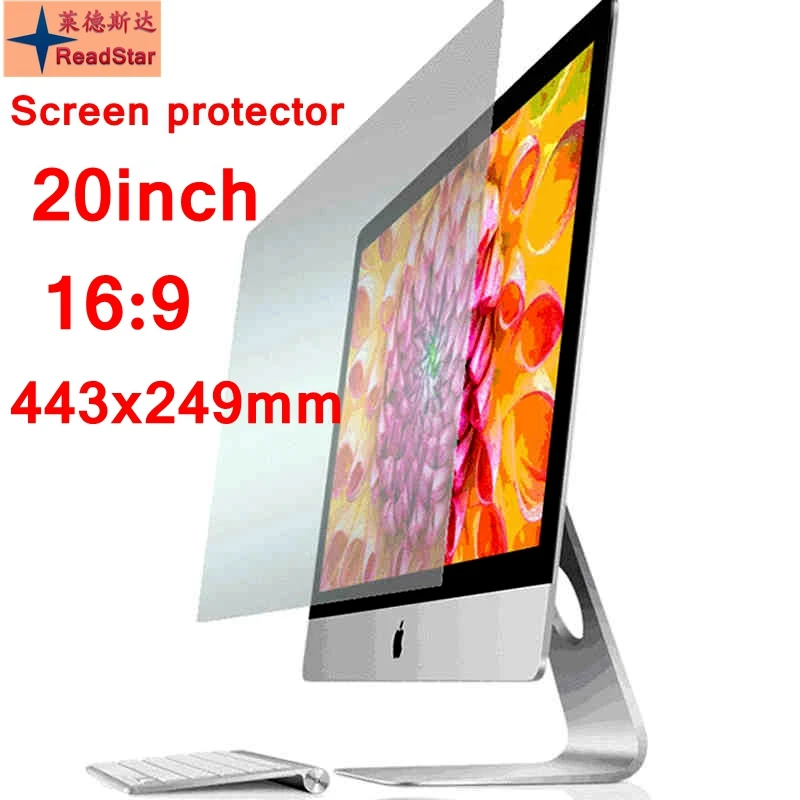 

20"(16:9) Wide Screen 443x249mm size Desktop computer Anti-Blue ray Eye protection film screen film Bule reductio