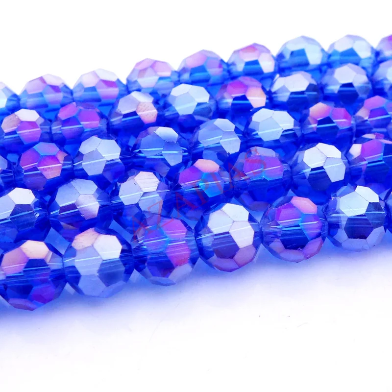 wholesale 6/8/10/12mm Crystal 5000 Round faced Beads Top Quality Free shipping basic colors AB-2