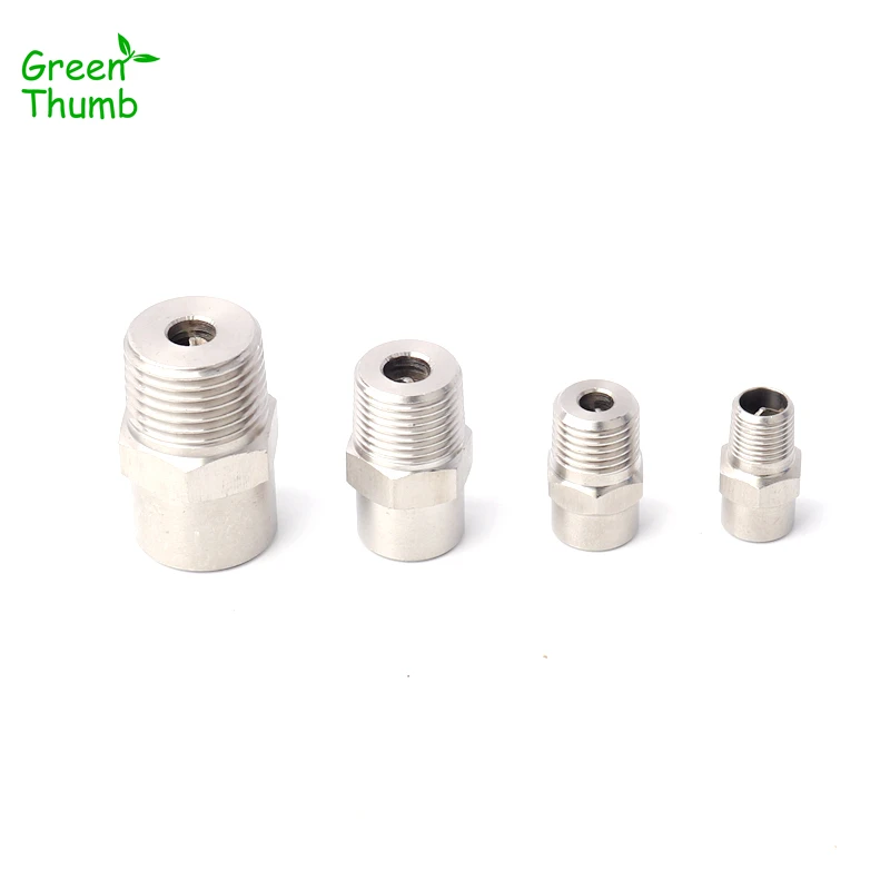 

1pc 1/8inch,1/4inch,3/8inch,1/2inch Stainless Steel Solid Conical Nozzle Male Thread Industrial Cooling Metal Nozzle