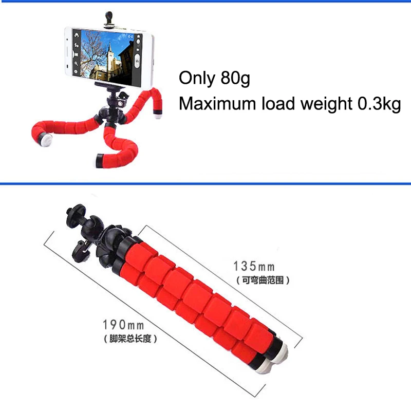 Salange-Mini trípode para proyector YG300 J15, soporte Flexible para teléfono, esponja, pulpo