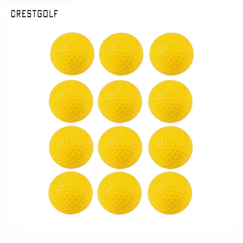 CRESTGOLF 50pcs/Bag Foam Sponge Golf Balls Indoor &Outdoor Practice Balls