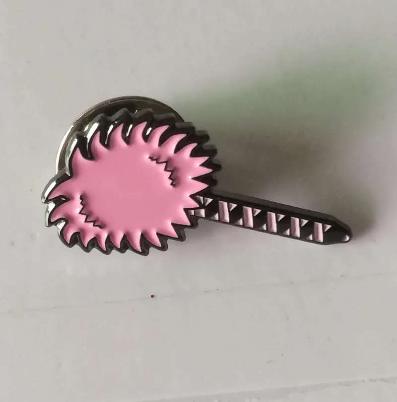 Flower Lapel Pin Custom Enamel Pins Suit Lapel Pins Iron with Black Nickel Plating& Butterfly Button on Back Custom MOQ50pcs