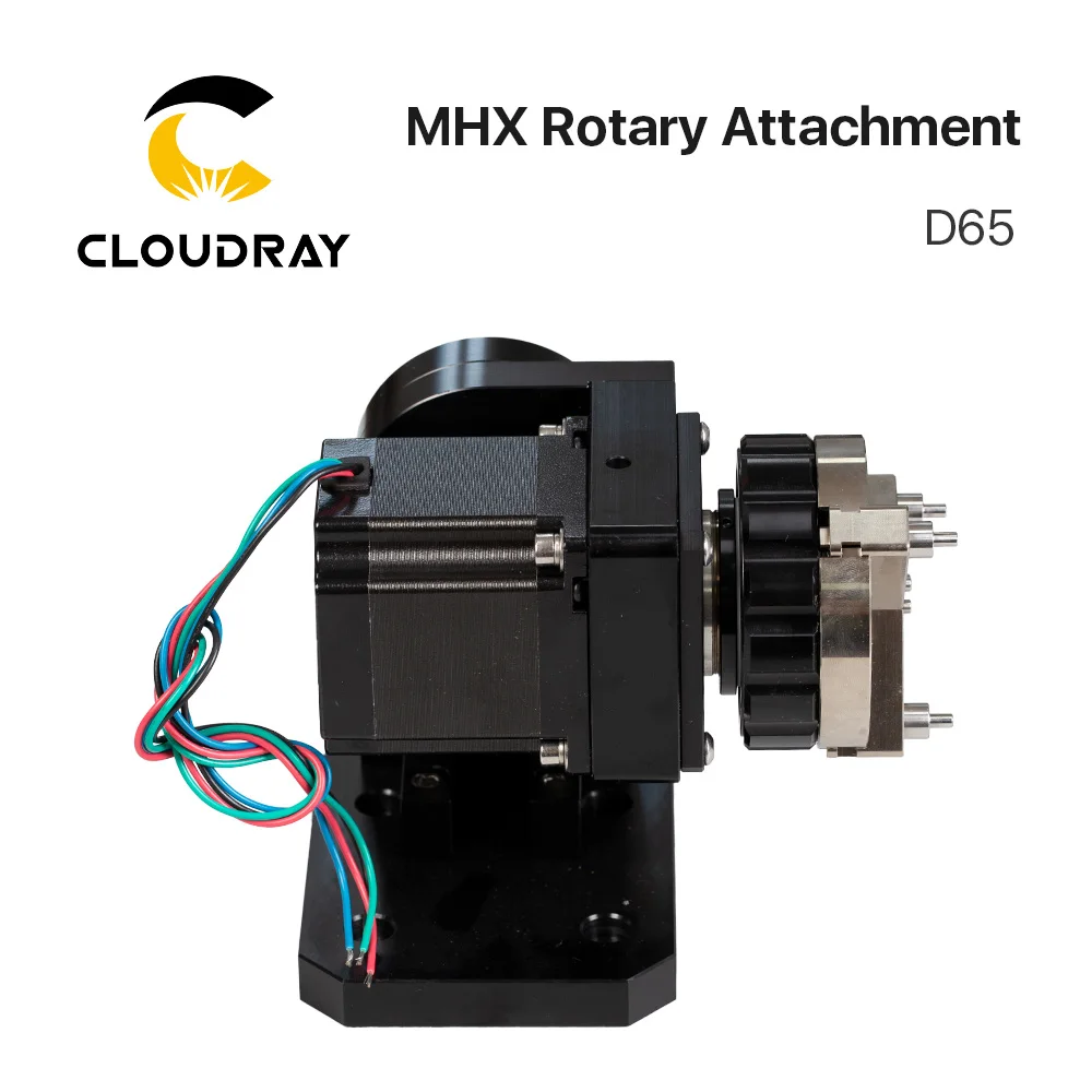 Rotary Engraving Attachment with Chucks Max Dia. 65mm 125mm for Laser Marking Machine