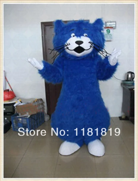 

MASCOT plush blue Cat mascot costume custom fancy costume anime cosplay mascotte fancy dress carnival costume