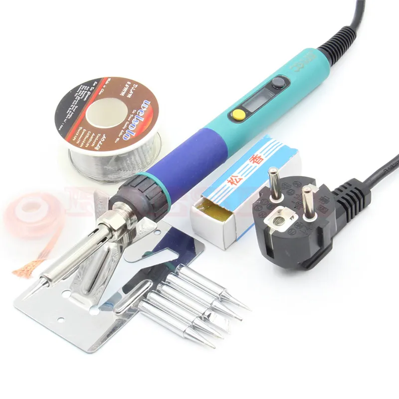 Soldador eléctrico profesional CXG 936d LED Digital, temperatura constante ajustable, 220V, 110V, 60W, herramienta de soldadura de retrabajo