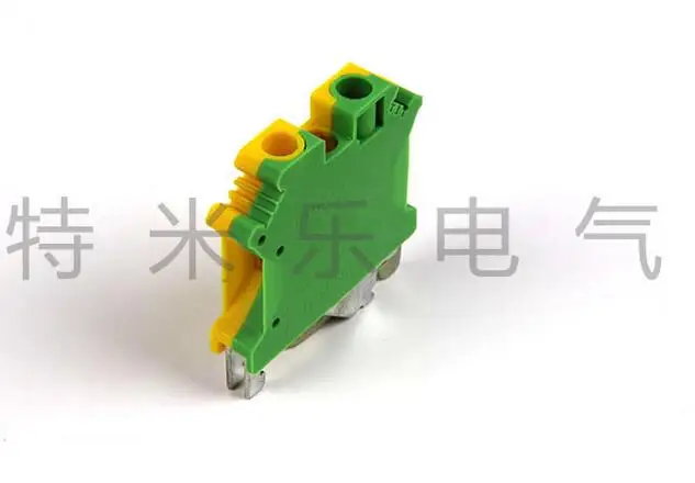 [VK] USLKG-5 USLKG5 UK-5JD yellow green combined earthing terminal row 100PCS/LOT