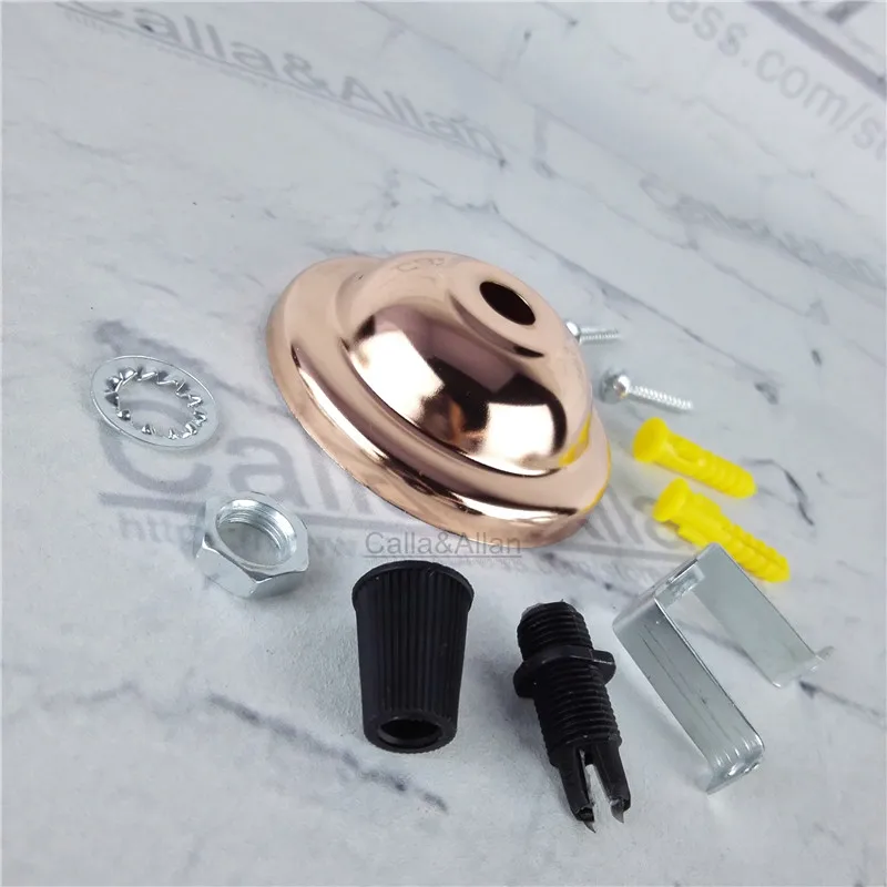 2 Pieces/lot DIY parts Edison light pendant lamp Part of the ceiling plate D68mm small iron canopy DIY pendant ceiling mount