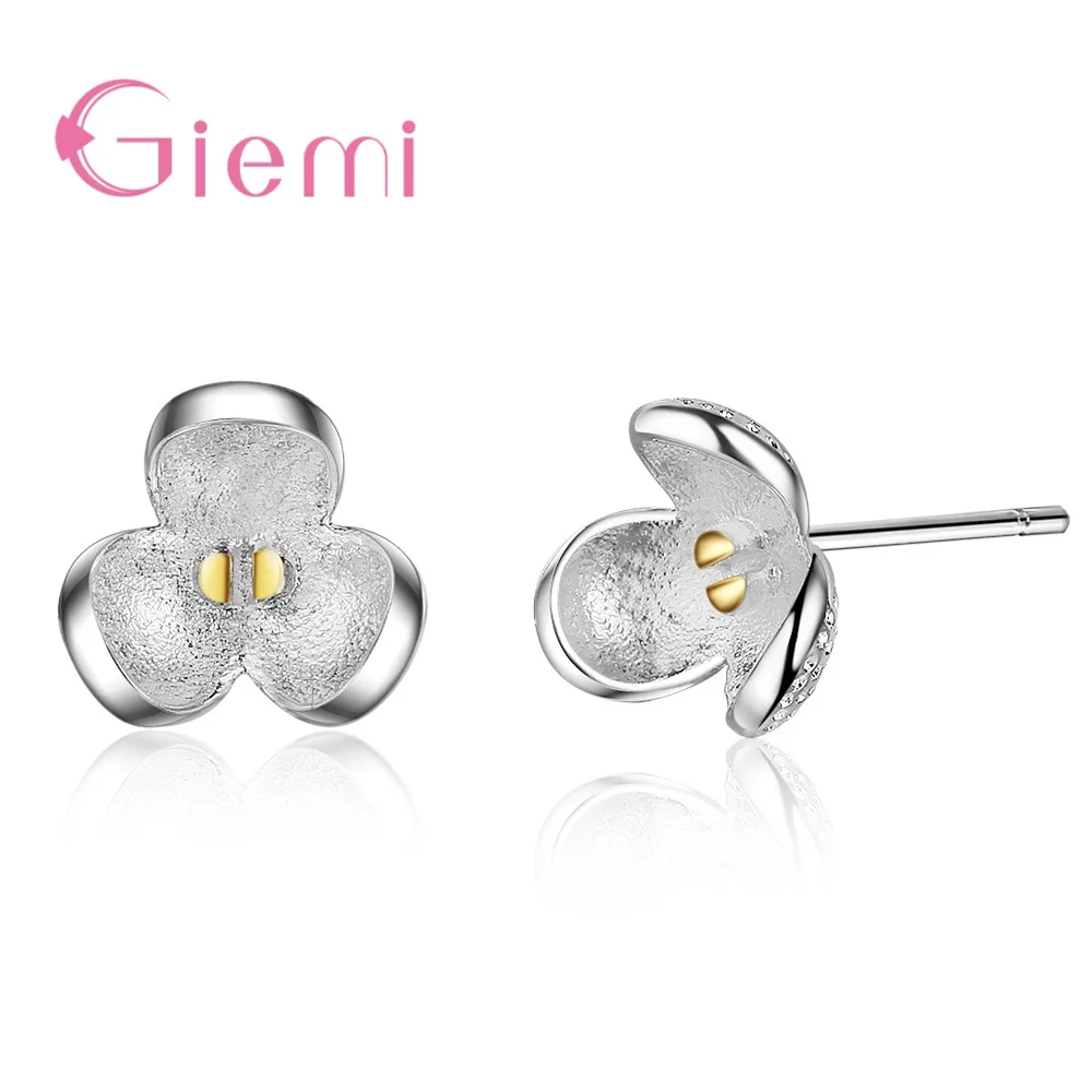 Trendy Cute Adorable Fantastic Hot Selling Small Flowers Petal Simple Stud Earrings Mutiple Jewelry For Women Girls Article