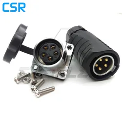 XHP20 Series, Waterproof Connector 5pin , Panel Mount Connector,Industrial Connector Plug And Socket