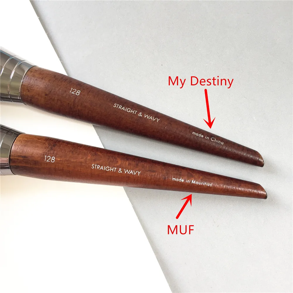 My Destiny Precision Powder Brush 128 -Very Soft Hair Pefect for Loose and compact powders Blush- Beauty Makeup Blending Tools