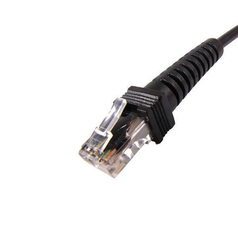 New 2M PS2 Keyboard Wedge Straight Cable For Datalogic 7000 QS6500 Barcode Scanners