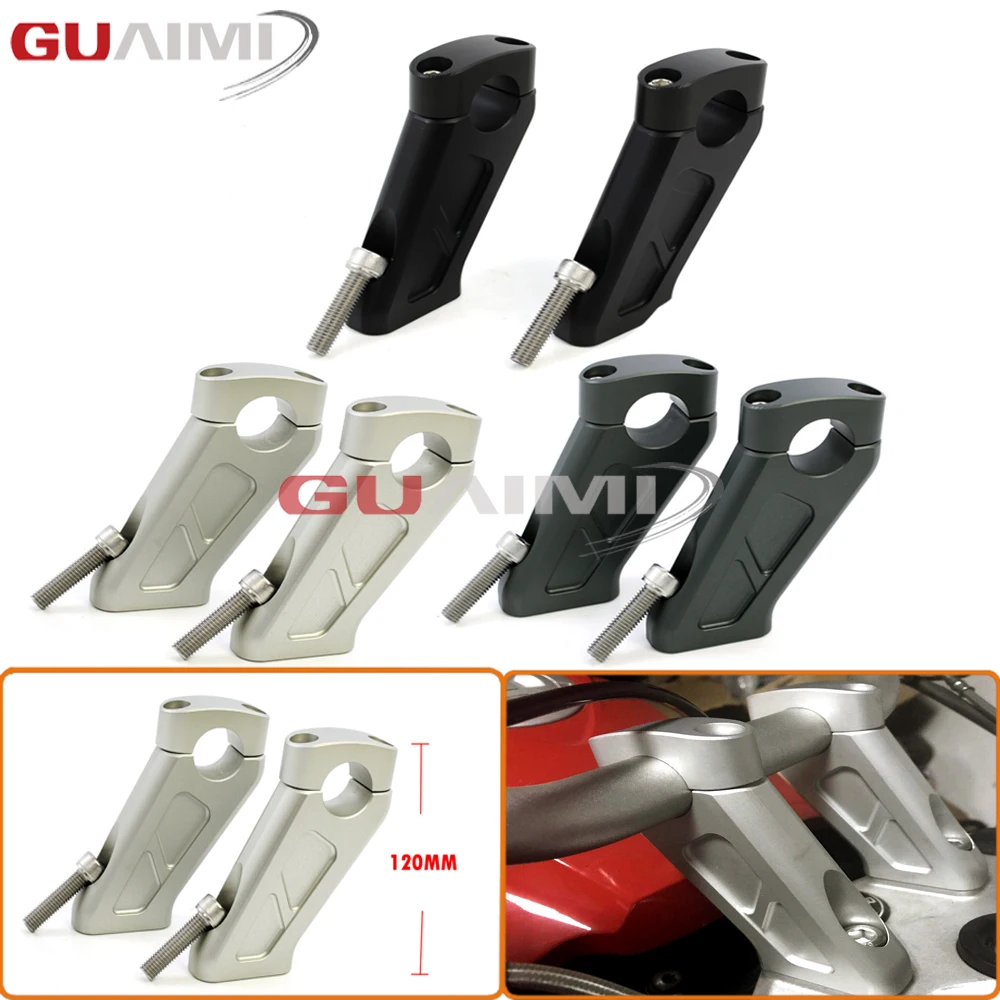 For BMW R1200GS 2008 2009 2010 2011 2012 R1200 GS LC Adventure 2008-2013 Motorcycle Handlebar Increase height Handle Bar Clamp