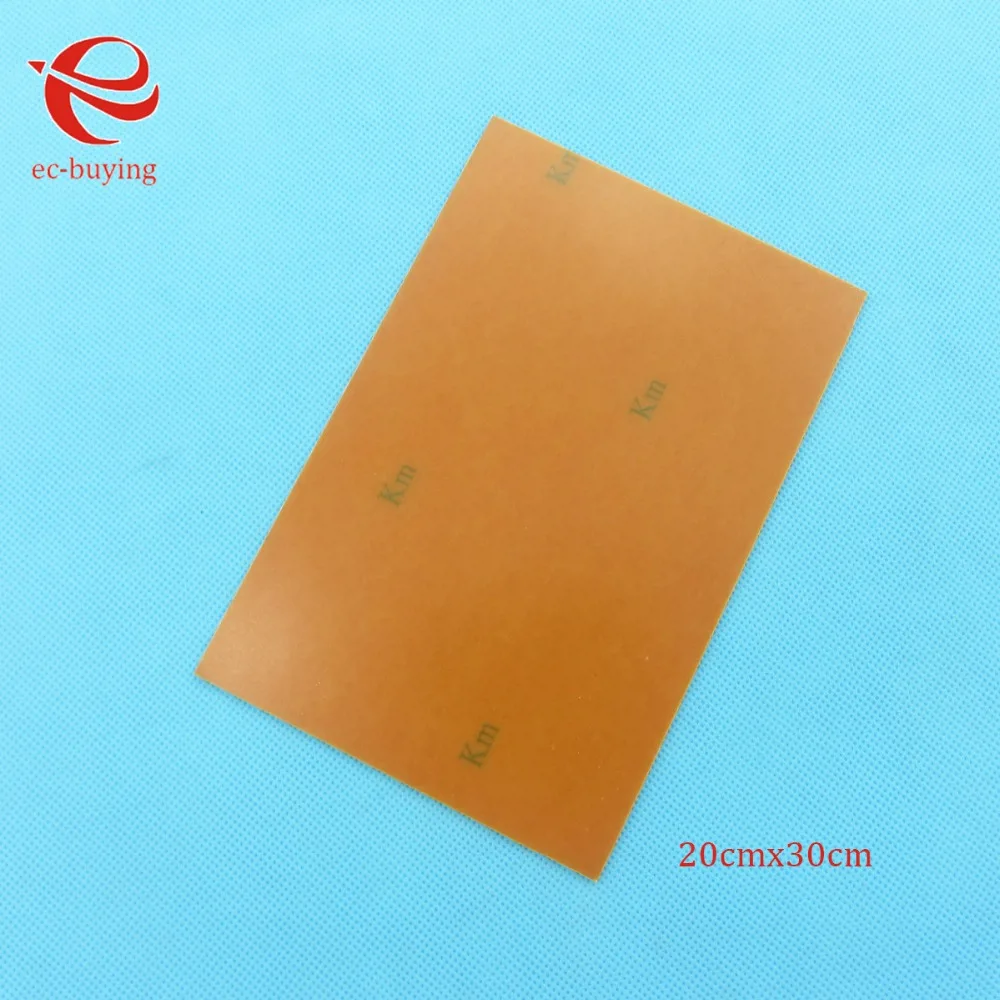 PF PCB Single Side Copper Clad Plate DIY PCB Kit Laminate Circuit Board 20x30cm 1.4mm Bakelite Universal Board Practice 20*30cm