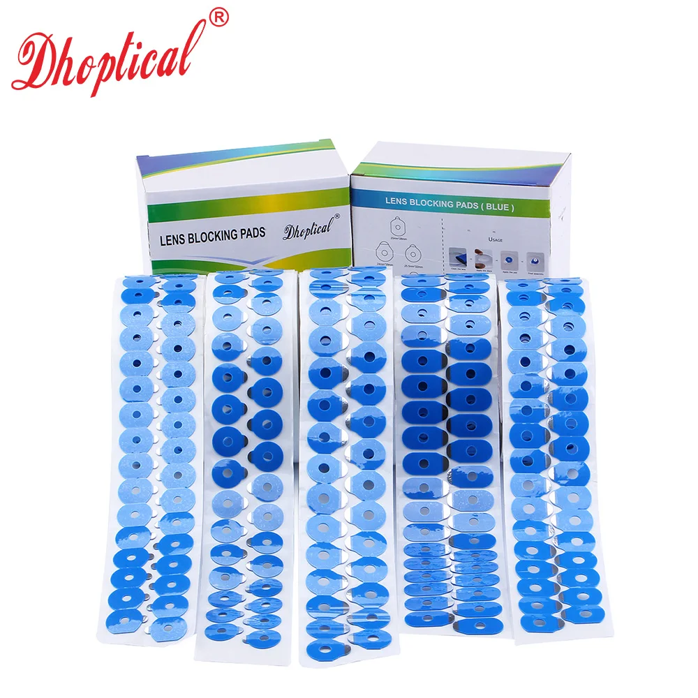 Lens Blocking Pads 1000pcs/roll  High viscosity  Edging Polishing Blocking Pads Sticker By Dhoptical