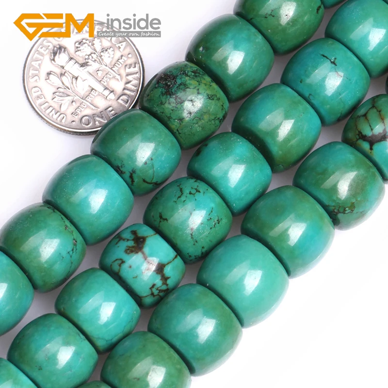 Rondelle Old Natural Turquoises Spacer Stone Beads DIY  Beads For Jewelry Making Bracelet Necklace Sets Strand 15\