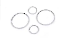 Car Styling Chrome Dashboard Gauge Ring Set for BMW E30 3 Series