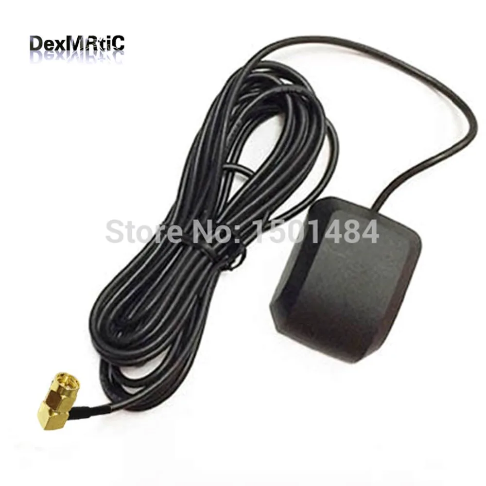 

1PC Car GPS Antenna Navigation Aerial SMA Male Right Angle Connector & 3M Extension Cable 1575.42MHz NEW