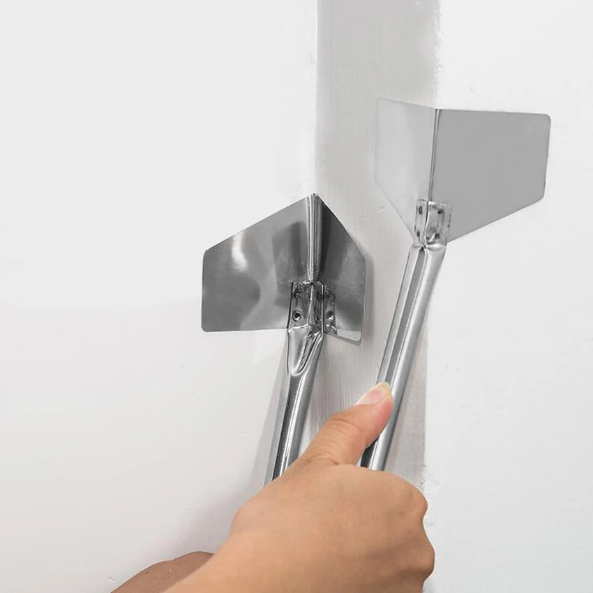 Venda quente de aço inoxidável putty faca drywall raspadores para ferramentas de construção em casa yin yang extrator mão ferramenta