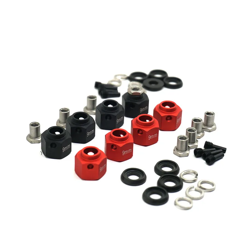 Axspeed-adaptador de metálico hexagonal, eixo de montagem com agulha para parafuso de aço inoxidável com 6mm 8mm 9mm 10mm 11mm 12mm