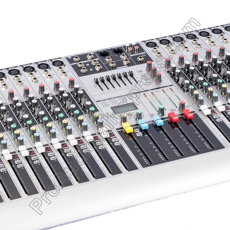 MICWL Professional New 24 Channels Microphone Live Audio DJ Stage Mixer EQ Mixing Console Mezcladora De Double marshalling