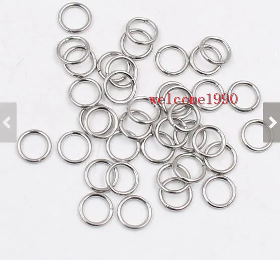 

Fate Love 600pcs Lot in bulK Stainless steel Thin 0.6*4mm jump ring & split rings opening fit necklace DIY jewelry accessories