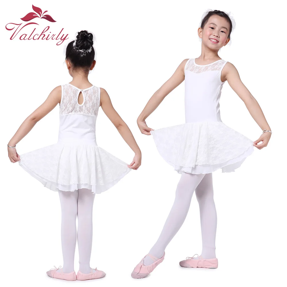 Fantasia infantil de algodão e malha de balé