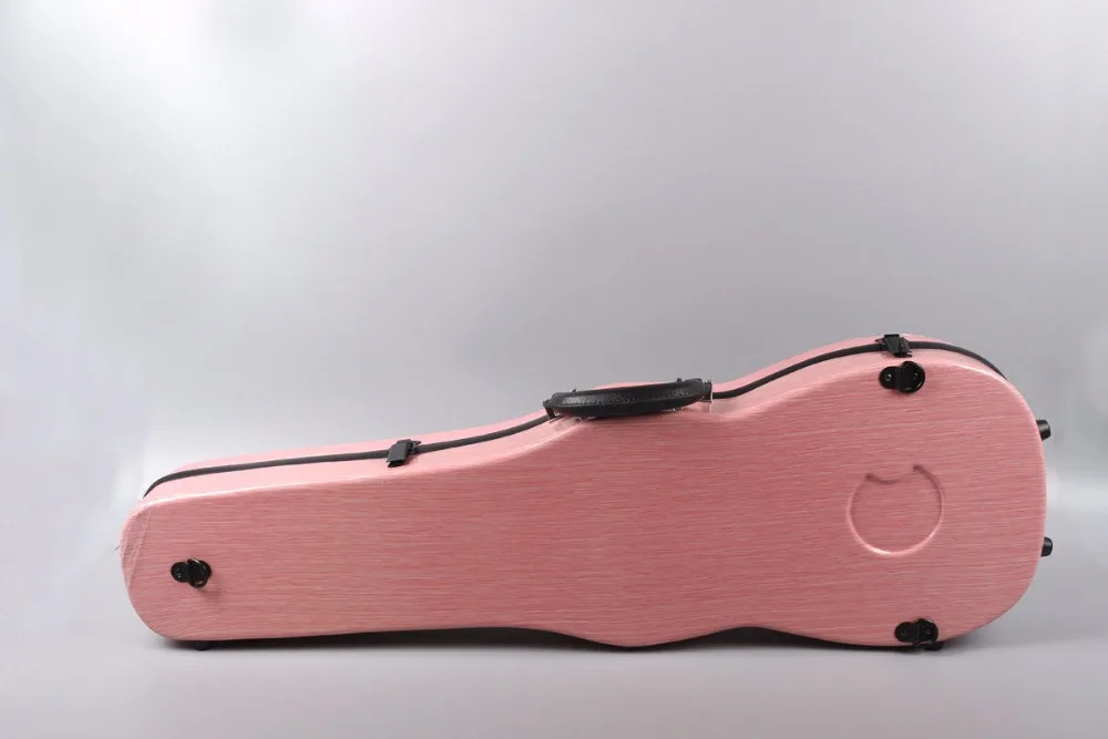 pink violin case 4/4 composite material strong violin box bag Pink