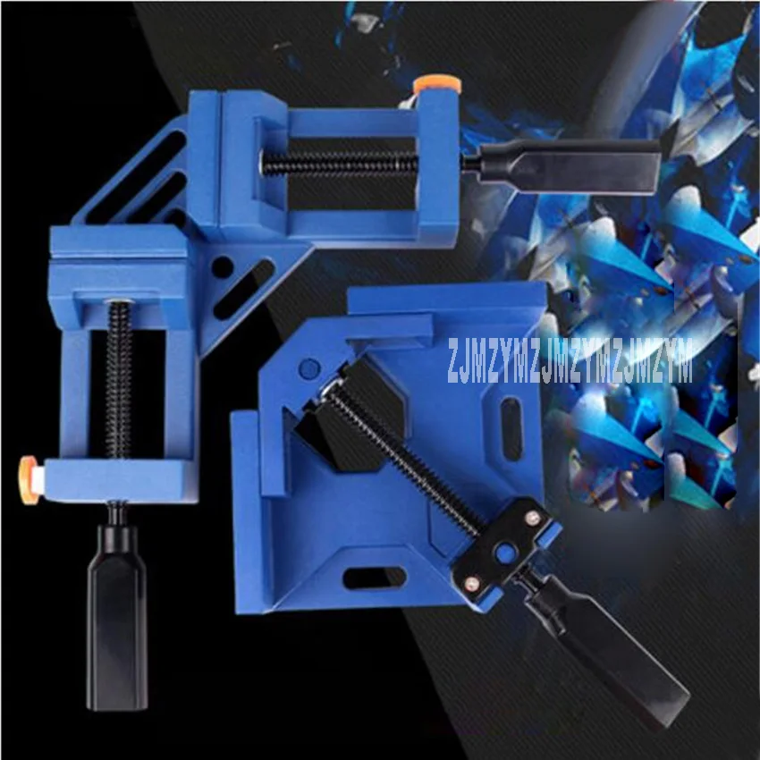 Abrazadera de aleación de aluminio para carpintería, accesorio de marco de Clip de ángulo de 90 grados de mango único/doble, bricolaje, C29006, gran oferta