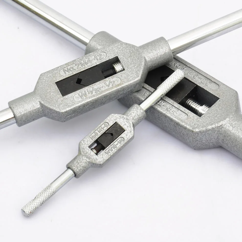 HSS Tap Wrench for Hand Using Adjustable Hand Tool Multiple Size
