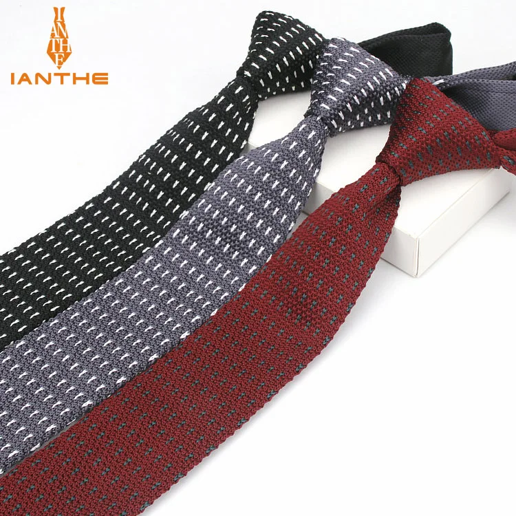 

Ianthe Brand New Skinny Knit Ties For Men Knitted Necktie Wedding Knitting Slim Gravatas Mens Wool Tie Corbatas Vestidos Cravat