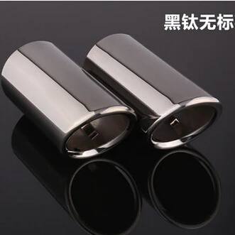 2pcs/set Car Exhaust pipe covers Car styling Stainless steel Case for Audi Q3 / for Volkswagen  Tiguan etc.