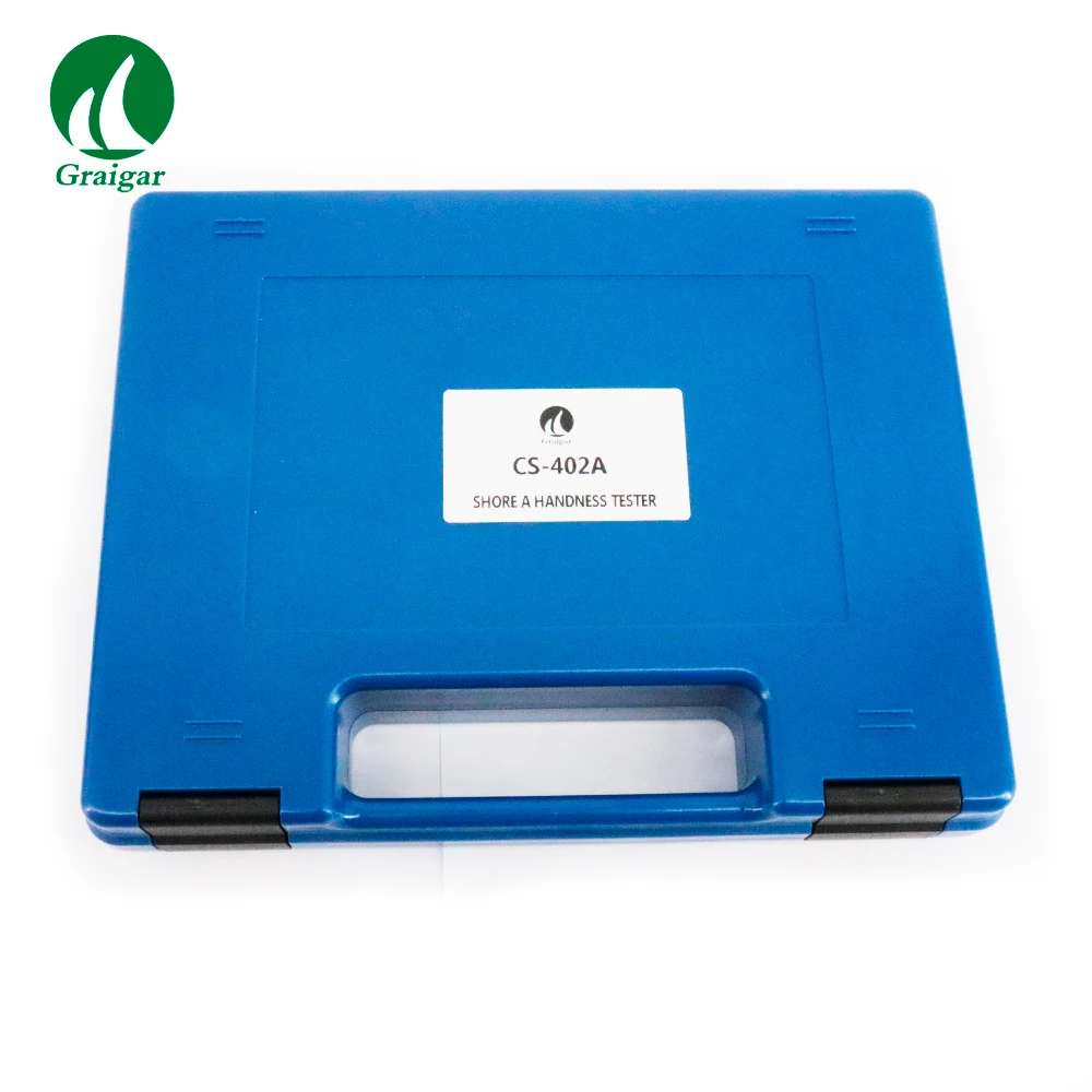 Probador de dureza CS-402A, goma tipo A de 10 ~ 90 HA, elastómeros de cuero y materiales similares para Kit de bloques de prueba de durómetro