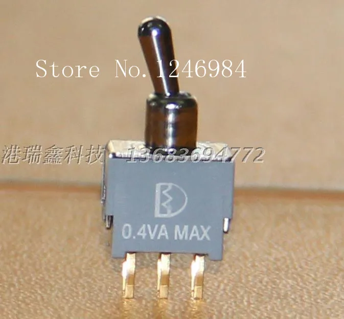 [SA]Dual gold-plated pins 2TED1 six feet two tranches of ultra-small toggle switch waterproof Taiwan Deli Wei--50pcs/lot