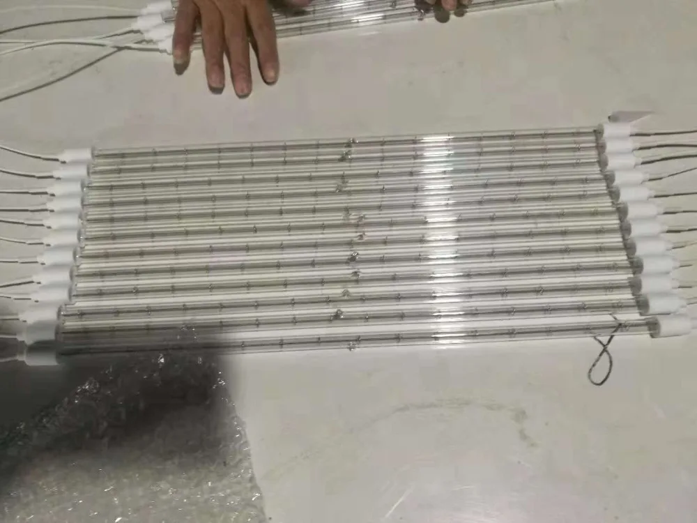 Twin Infrarood Korte Golf met Gouden Coating IR Kachels voor Plastic Lassen