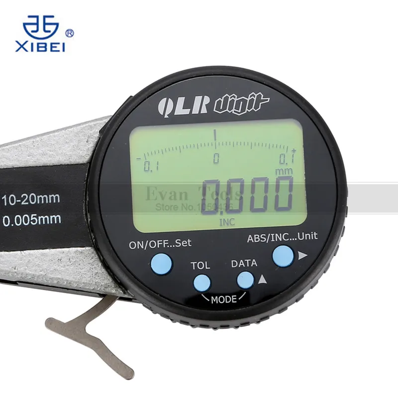 10-20mm/0.005mm Digimatic Digital Inside Caliper Electronic Gauge with Rotatable Dial Measuring Bore Groove Measuring Tools