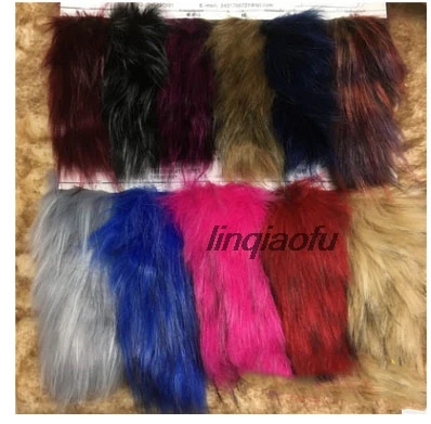 High-grade imitation raccoon fur Imitation fur fur collar plush fabric  Imitation mouse hair collar hair