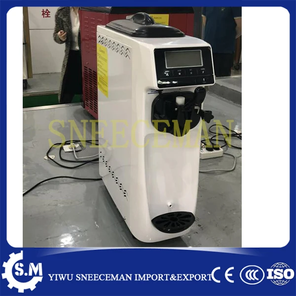 

12L mini Smart table top Soft ice cream maker Desktop small LCD screen ice cream machine