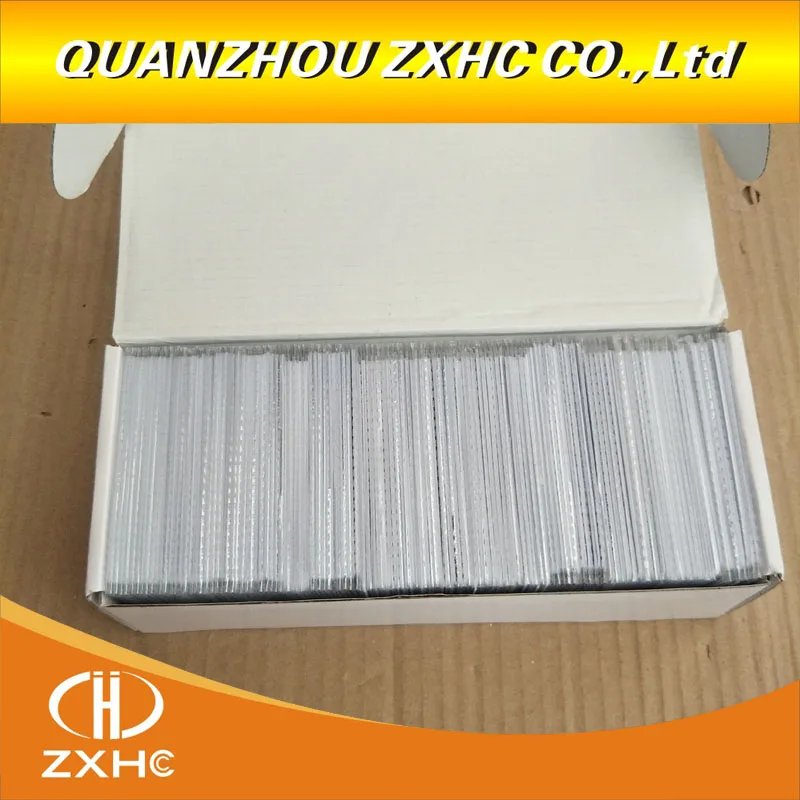 (10PCS) ISO 15693 I-code Slix (Icode2) RFID CR80 PVC White Card