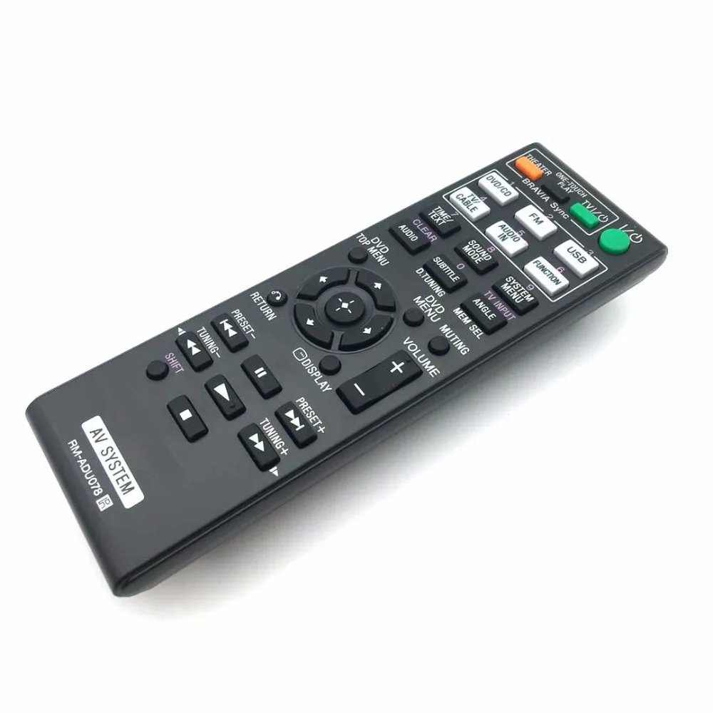 RM-ADU078 Remote Control FOR SONY DAV-DZ175 DAV-TZ210 DAV-TZ510 DAVD-Z170 HBD-DZ171 DAV-DZ171 HBD-DZ170 HBD-DZ175