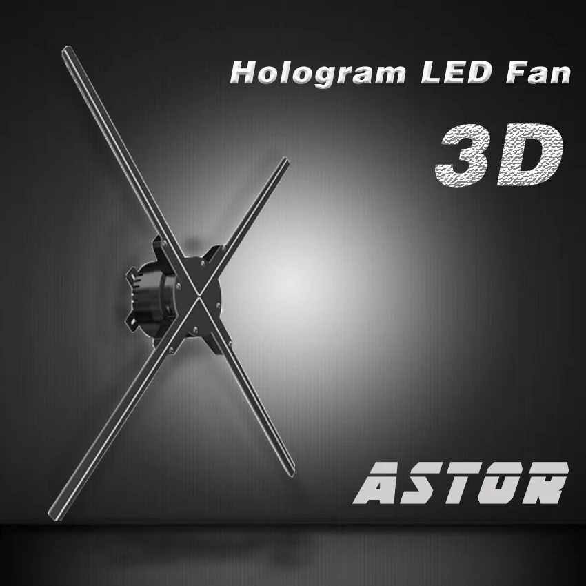 

65cm 3D Hologram Advertising Fan Projector light display holographic LED holograma wifi Air image 3D LED Fan hologram fan