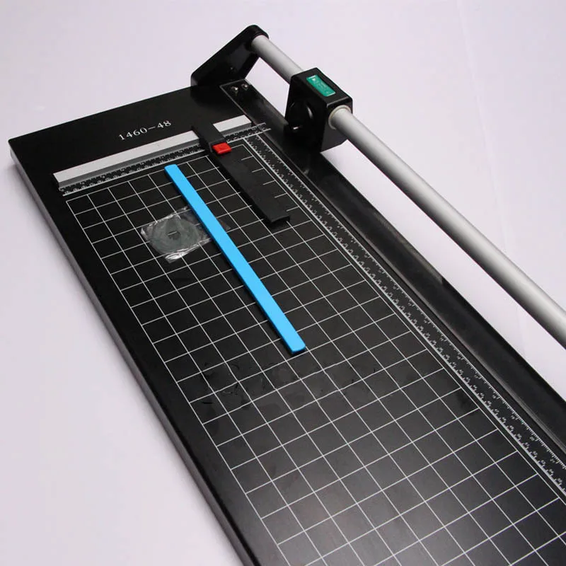 48-inches Manual Precision Rotary Paper Trimmer Sharp Photo Paper Cutter, knife cutting width 1250mm Replaceable Blade