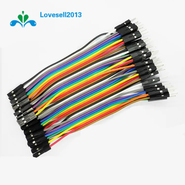 5pcs x 40PCS Dupont 10CM Male To Female Jumper Wire Ribbon Cable for Arduino 100% Origin New