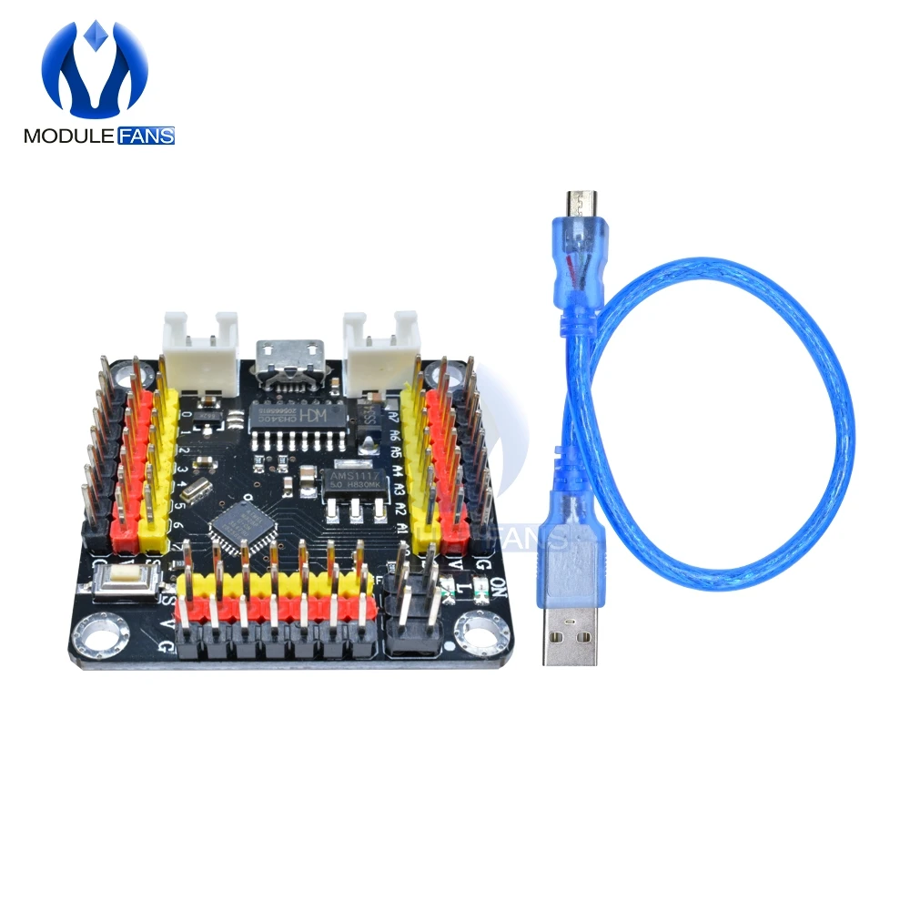 CH340 G Ch340g Expansion Module For Arduino ATMEGA328P 328 NANO V3.0 3.0 Replace FT232RL Development Board USB Cable