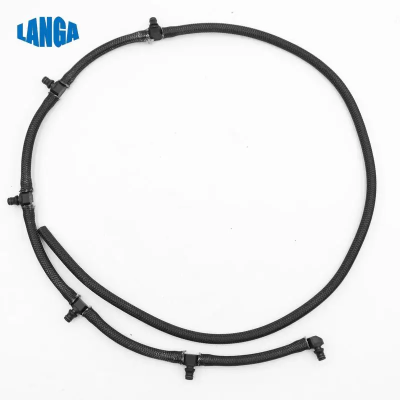 

13537786544 Fit for E46 E60 E61 E65 Fuel return Line Hose Pipe Diesel Injector Fuel overflow Hose Leak line